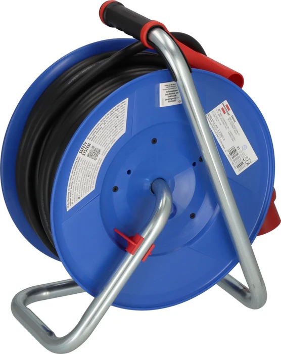 Brennenstuhl Garant CEE Industrie-/Baustellen-Kabeltrommel, CEE 400V/16A auf 1x Schuko + 2x CEE 400V/16A, 30m, IP44, H07RN-F 5G2,5