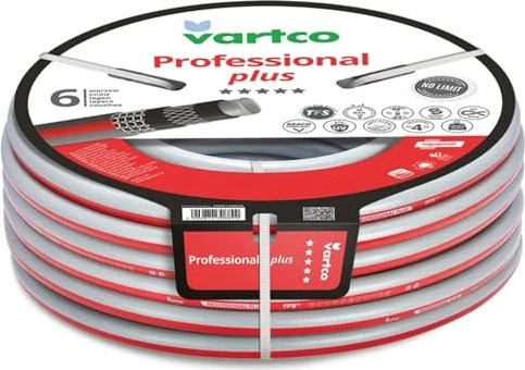 Vartco Professional Plus Gartenschlauch rot/grau 1/2", 30m