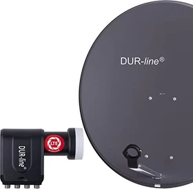 Dura-Sat Dur-line MDA 80 anthrazit + Octo-LNB