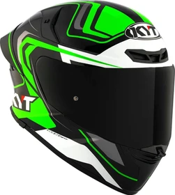 KYT TT-Revo Overtech schwarz/weiß/grün