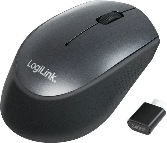 LogiLink Wireless USB-C Mouse schwarz, USB-C