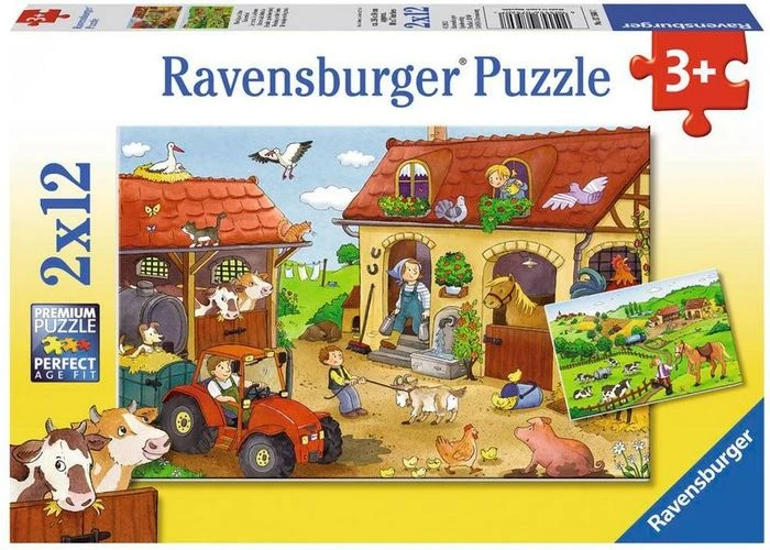 Ravensburger Puzzle Fleißig auf dem Bauernhof