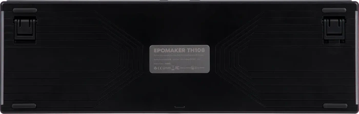 Epomaker TH108 Wireless, schwarz, LEDs RGB, hot-swap, Epomaker Creamy Jade, USB/Bluetooth, US