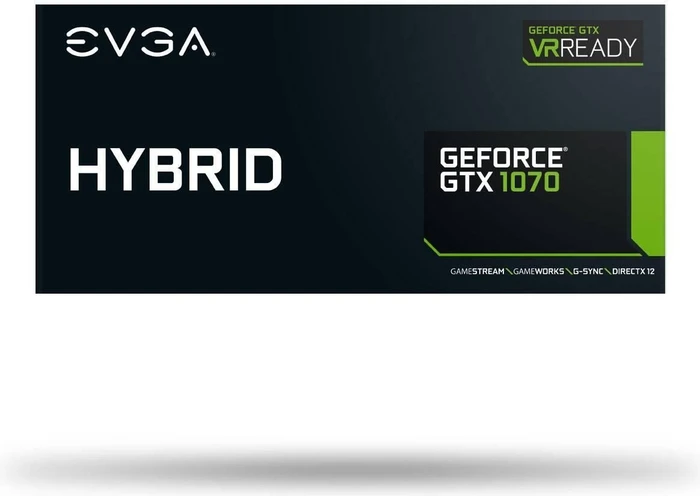 EVGA GeForce GTX 1070 Hybrid Gaming, 8GB GDDR5, DVI, HDMI, 3x DP