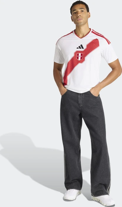 adidas Peru 2026 2026 Heimtrikot kurzarm weiß