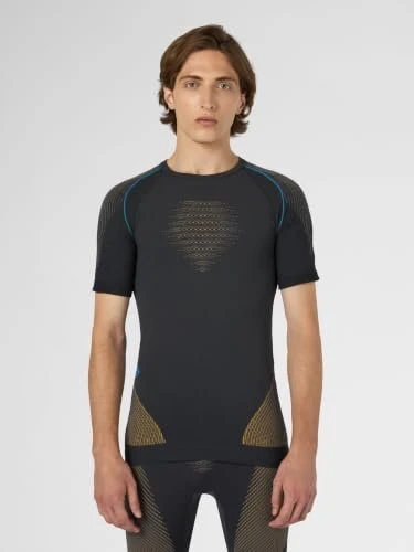 UYN Evolutyon Funktionsshirt kurzarm charcoal/gold/atlantic (Herren)