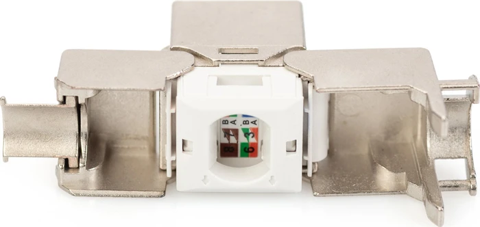 Digitus Keystone Modul RJ-45 Buchse via Verlegekabel Cat6a, 2er-Pack