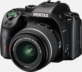 Pentax KF schwarz mit Objektiv smc DA 18-55mm 3.5-5.6 AL WR