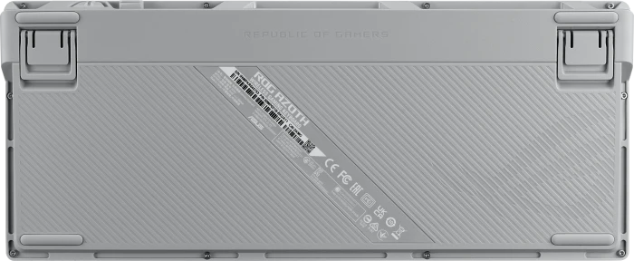 ASUS ROG Azoth White Wireless Gaming Keyboard, PBT, hot-swap, ROG NX SNOW, USB/Bluetooth, DE