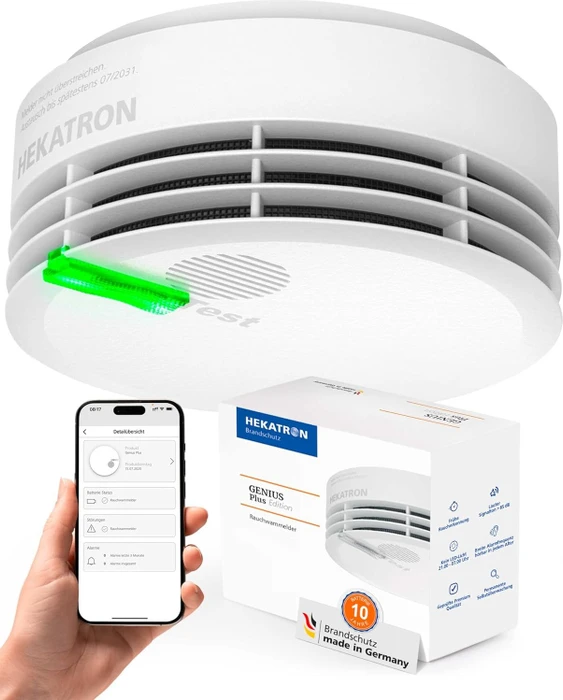 Hekatron Genius Plus 2021 Edition, Rauchwarnmelder