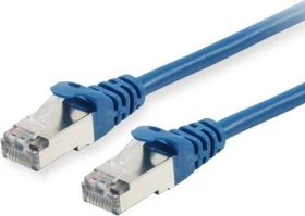 Equip Patchkabel, Cat6a, S/FTP, RJ-45/RJ-45, 0.5m, blau