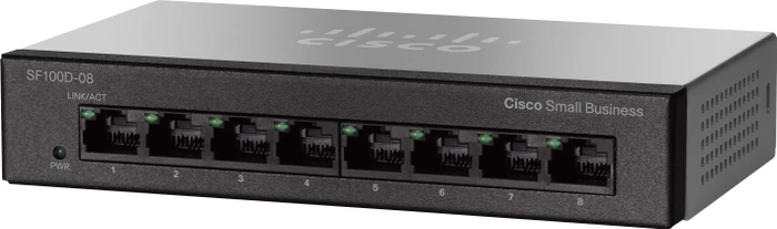 Cisco SF100 Desktop Switch, 8x RJ-45