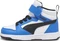 Puma Rebound V6 Mid puma white/puma black/racing blue (Junior) Vorschaubild