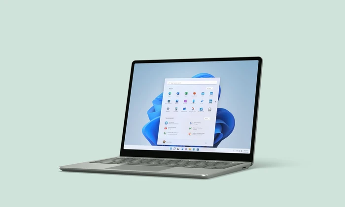 Microsoft Surface Laptop Go 2, Eisblau, Core i5-1135G7, 8GB RAM, 128GB SSD, DE, Business