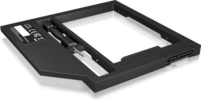 RaidSonic Icy Box IB-AC649 ODD auf HDD/SSD 2.5", 9mm, schwarz, Einschubadapter