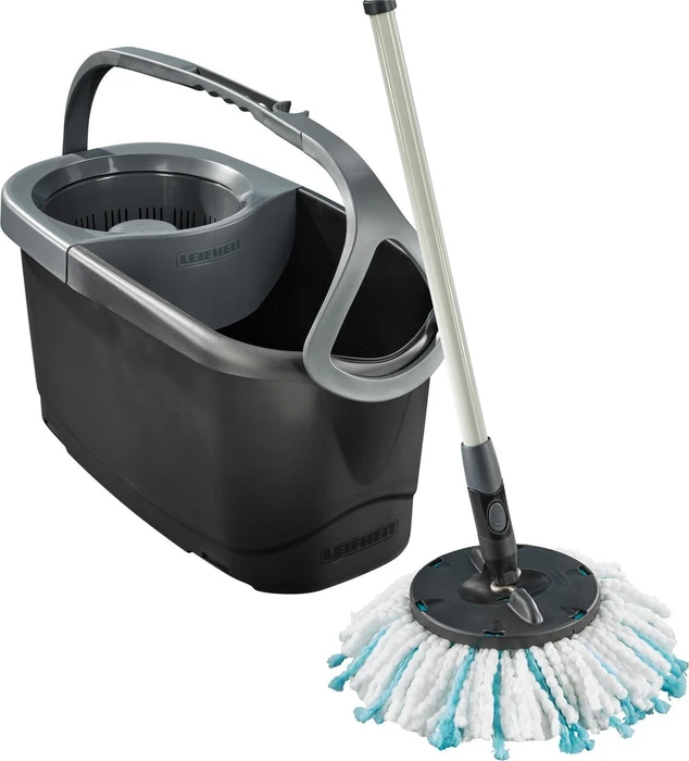 Leifheit Clean Twist Disc Mop Ergo Black Bodenwischer-Set