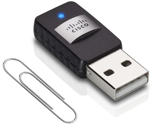 Linksys AE6000, 2.4GHz/5GHz WLAN, USB-A 2.0 [Stecker]