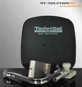 TechniSat DigiDish 45, Twin-LNB, grau
