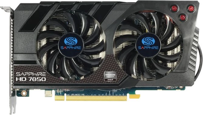 Sapphire Radeon HD 7850, 2GB GDDR5, DVI, HDMI, 2x mDP, lite retail