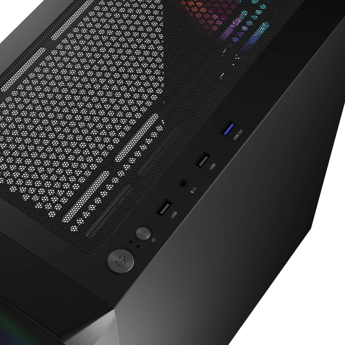 Logic Concept Portos ARGB Midi Black, Glasfenster
