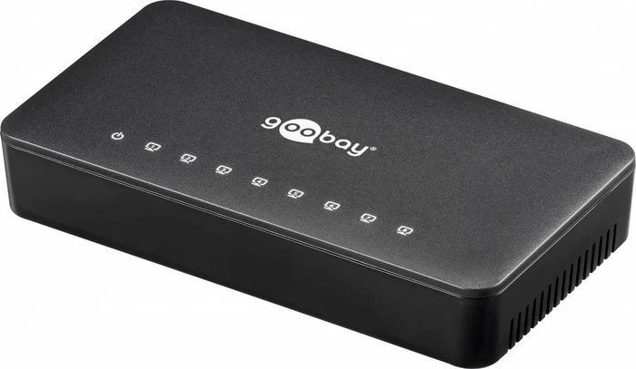 Wentronic Goobay Desktop Gigabit Switch, 8x RJ-45