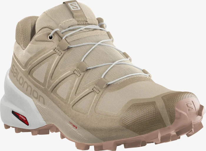 Salomon Speedcross 5 bleached sand/white/sirocco (Damen)