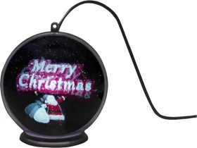 Konstsmide Motiv Kunststoffkugel Merry Christmas LED 42x