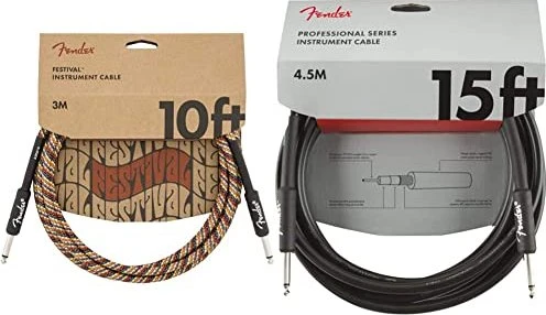 Fender Festival Instrument Cable Rainbow 3.0m