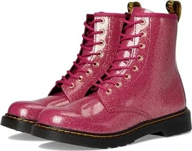 Dr. Martens 1460 Glitter Patent Leather Boots pink/silver/gold (Junior)