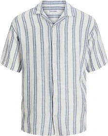 Jack & Jones Relaxed Fit Hemd kurzarm weiß (Herren)
