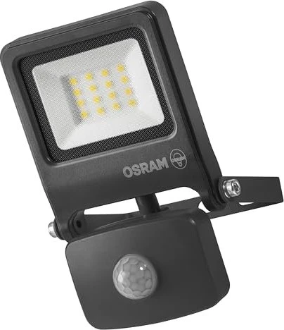 Osram Ledvance Endura Flood Sensor 10W 3000K Wandleuchte dunkelgrau