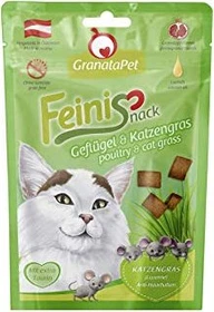 GranataPet Feinis KatzenSnack Geflügel & Katzengras, 50g