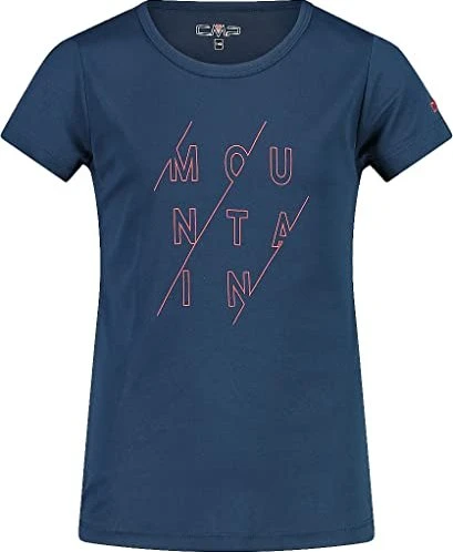 CMP Print Funktionsshirt kurzarm blue/red kiss (Junior)