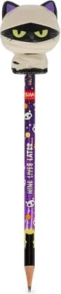 Legami Anti-Stress Squeezies Nine Lives Later Bleistift HB graphit, Kitty Mummy
