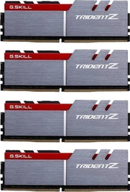 G.Skill Trident Z silber/rot UDIMM 32GB Kit, DDR4-3200, CL16-18-18-38