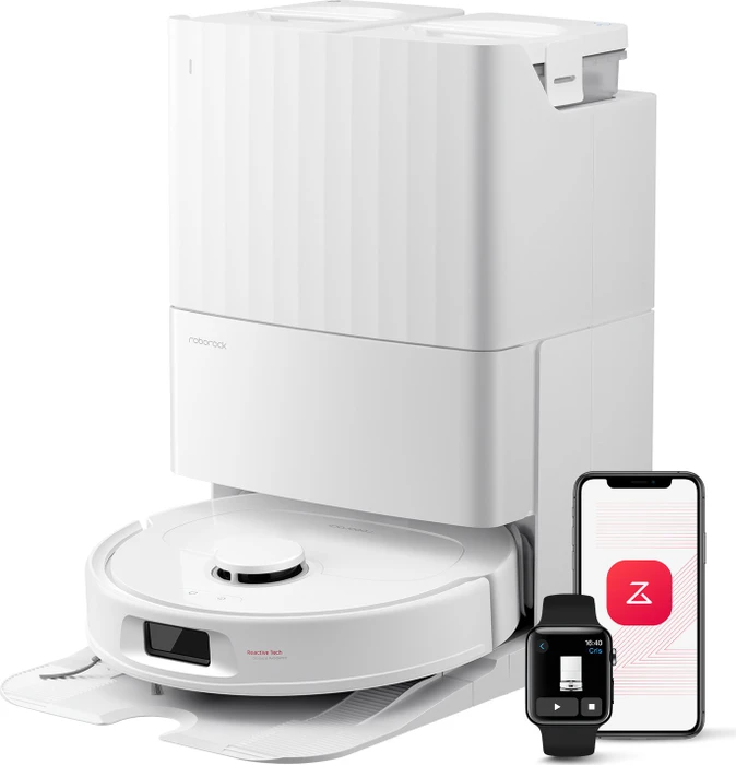 Roborock QV 35S Saug-/Wischroboter weiß inkl. Absaug-/Reinigungsstation