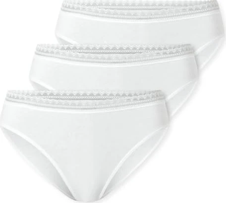 Schiesser Rio Spitze 3er Pack Slip weiß (Damen)