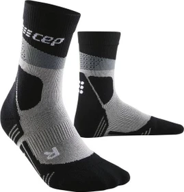CEP Max Cushion Mid Wandersocken grau/schwarz (Herren)