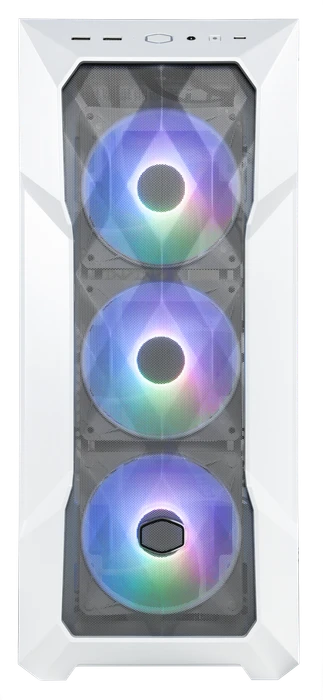 Cooler Master MasterBox TD500 Mesh V2, weiß, Glasfenster