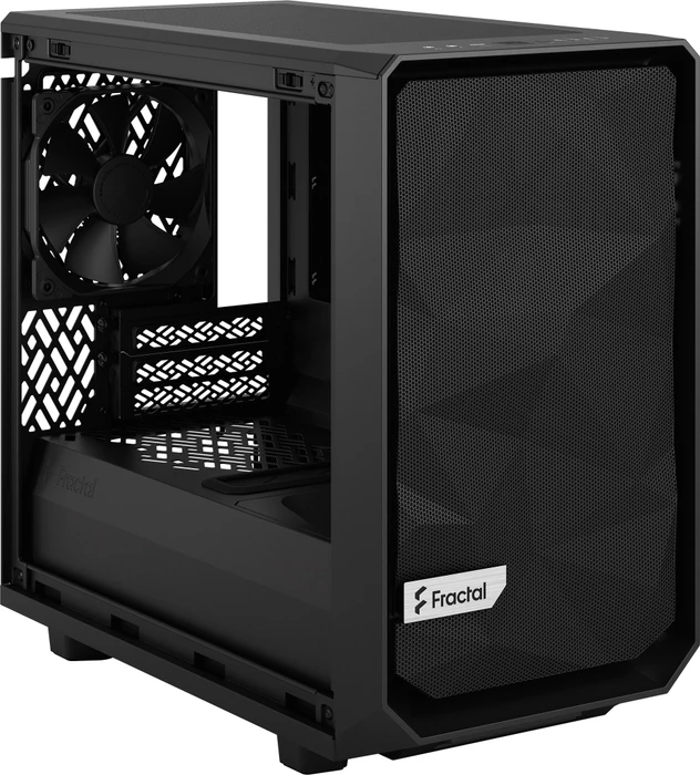Fractal Design Meshify 2 Nano Black TG Dark Tint, Glasfenster, Mini-ITX