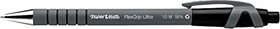 Paper Mate FlexGrip Ultra M Kugelschreiber (Mine) schwarz/silber