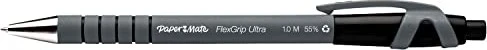 Paper Mate FlexGrip Ultra M Kugelschreiber (Mine) schwarz/silber