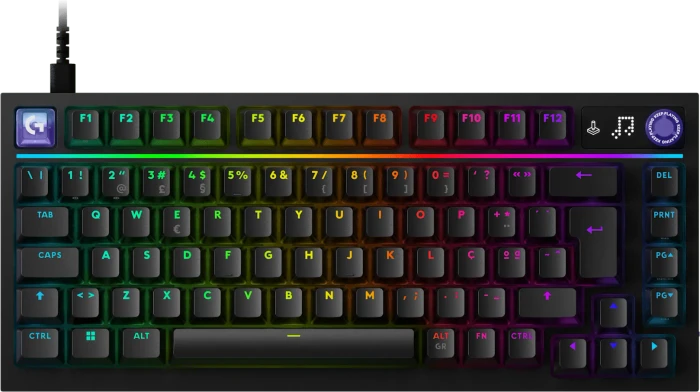 Logitech G316 X 75, schwarz, Tactile Switch, USB, PT