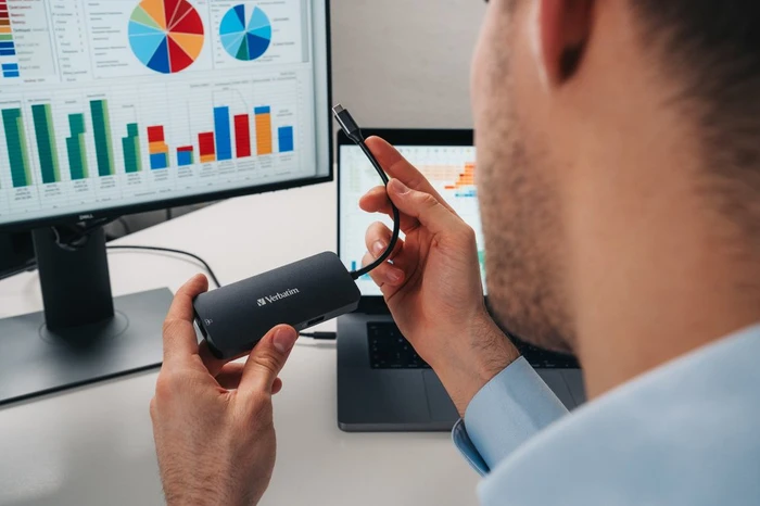 Verbatim USB-C Pro Multiport Hub CMH-05, USB-C 3.0 [Stecker]