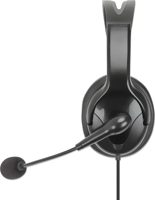 Manhattan Mono USB-Headset mit reversiblem Mikrofon