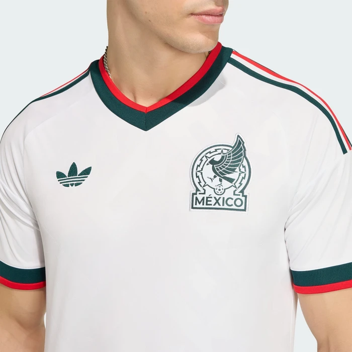 adidas FIFA WM 2026 Mexiko Auswärtstrikot kurzarm weiß (Herren)