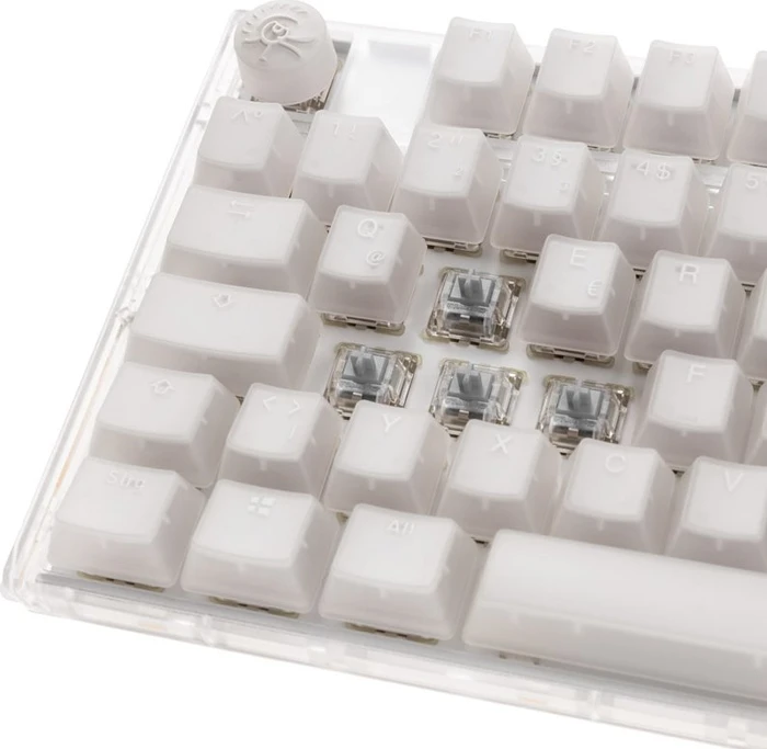 Ducky One 3, Aura White, LEDs RGB, MX SPEED RGB Silver, USB, DE