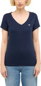 Mustang Beverly V-Neck T-Shirt kurzarm dark blue (Damen)