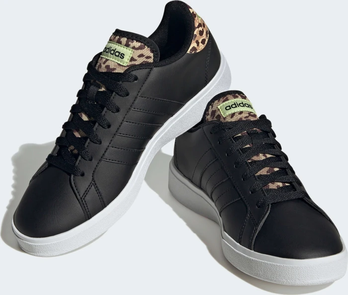 adidas Grand Court Base 2.0 core black/pulse lime (Herren)