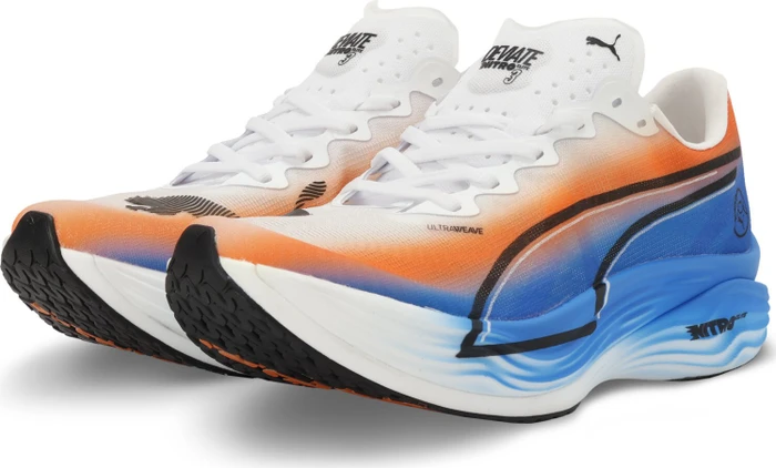 Puma Deviate Nitro Elite 3 Ekiden puma white/heat fire/puma black (Herren)